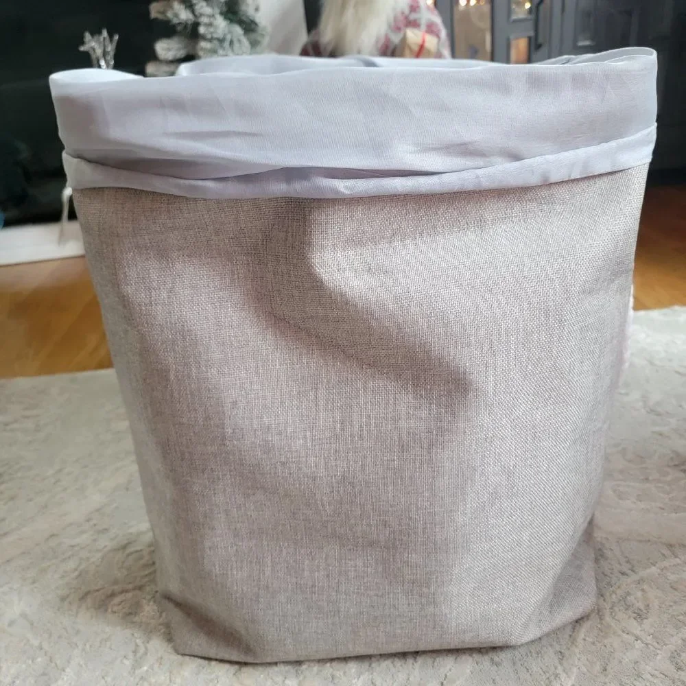 Fabric Laundry Hamper Storage Bag Pop up Collapsible Bin Basket with Rop…